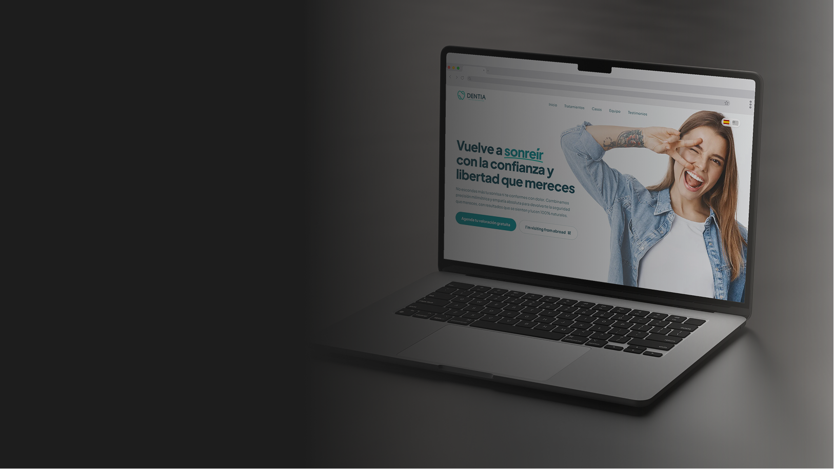 Dentia — presentación del proyecto de diseño web
