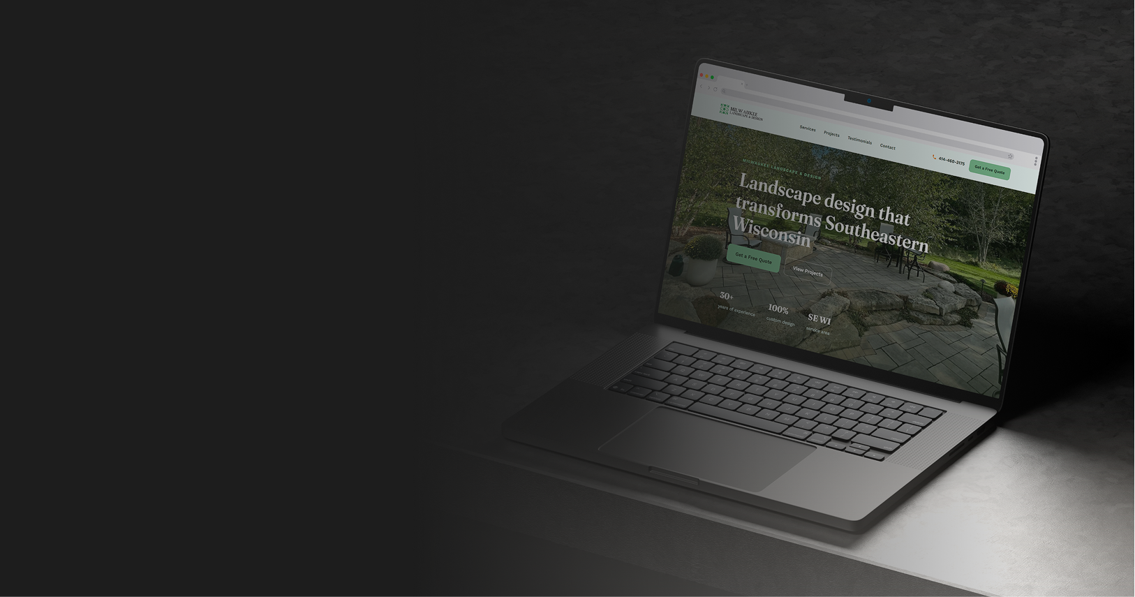 Landscape — presentación del proyecto de diseño web