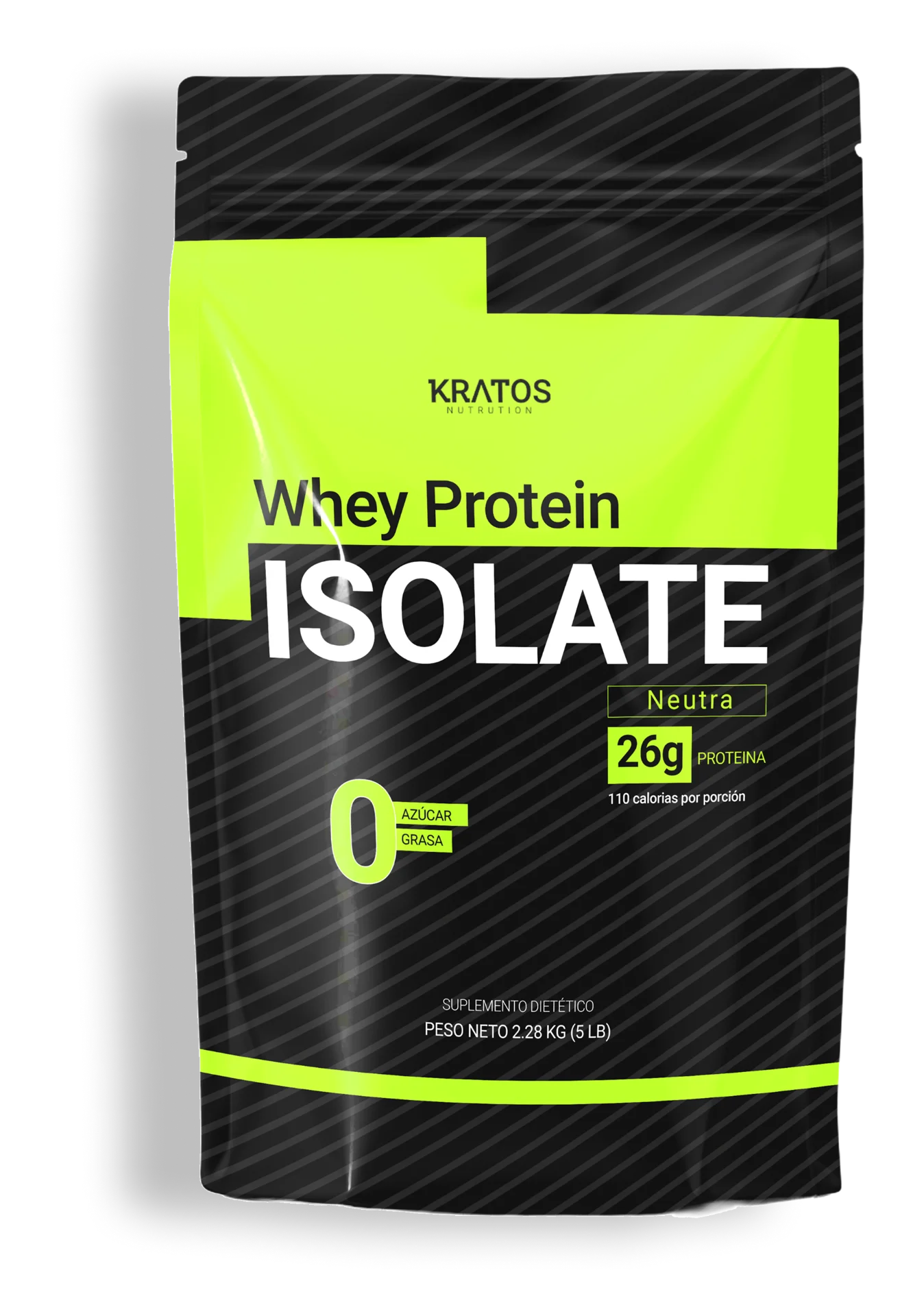 Bolsa de Kratos Whey Protein Isolate sabor neutra